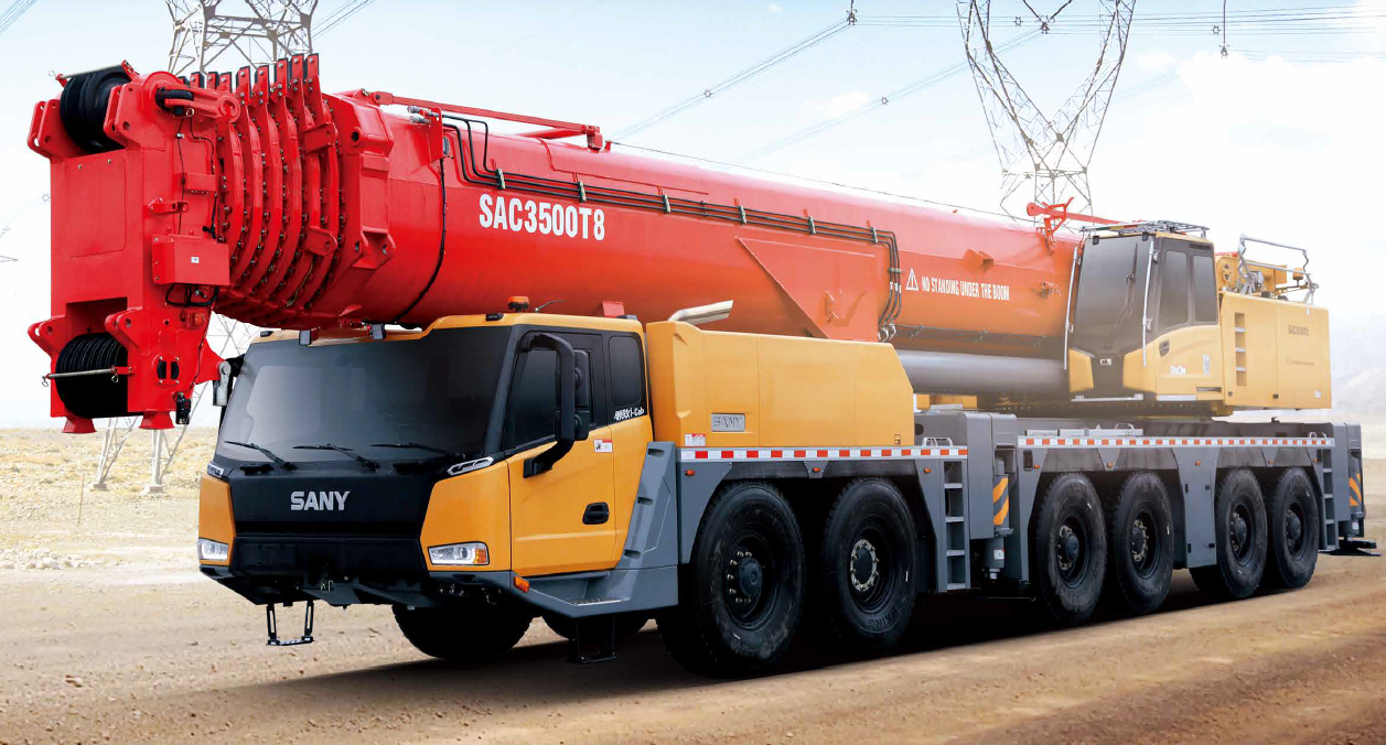 Вездеходный Кран SANY SAC3500T8