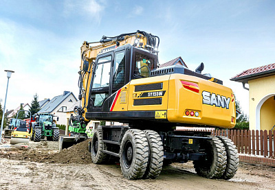 Мобильные и компактные экскаваторы SANY теперь с Stage V